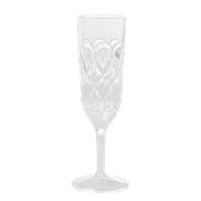 Rice Champagneglas Swirly Clear
