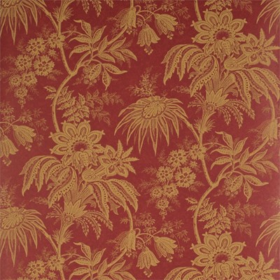 Sanderson Tapet Jacobean Toile Red/Toffee
