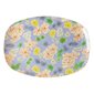 Rice Tallrik Oval Flower Painting