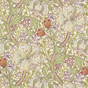 William Morris & Co Tapet Golden Lily Olive/Russet