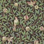 William Morris & Co Tapet Bird & Pomegranate Charcoal/Sage