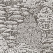 Sanderson Tapet Woodland Toile Ivory/Charcoal