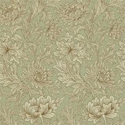 William Morris & Co Tapet Chrysanthemum Toile Eggshell/Gold