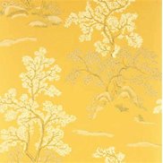 GP & J Baker Tapet Oriental Tree Yellow